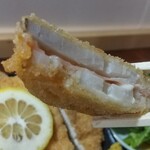 ちょぼ八 - れんこんのハムチーズ挟み（ちょぼカツ定食）