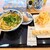 麦笑製麺所 - 料理写真:2023年3月　かけうどん、野菜のかき揚げ、ちくわ天、いなり寿司