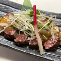 ◇ 牛ハラミステーキ　自家製おろしポン酢