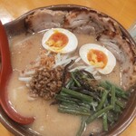 麺場 田所商店 - 信州味噌 炙りチャーシュー 味玉トッピング