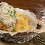 酒盃 - カキフライ ポテサラ添え