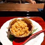 割烹 隆 - ⚫イガクリガニの甲羅焼き