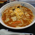 名立の湯 ゆらら - 野菜味噌ラーメン¥880   大盛り+¥100