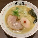 三麺流 武者麺 - 鶏塩そばこってり＠三麺流武者麺江坂本店（2022年8月某日）