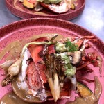 チャイニーズ＆フレンチ ハクタク - オマール海老のロースト　甲殻類のソース