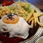cafe クローバー - ハンバーグ定食