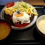 cafe クローバー - ハンバーグ定食