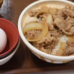 Sukiya - 　牛丼大盛　生玉子 