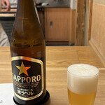 赤坂 菊乃井 - 中瓶ビール