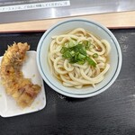 いきいきうどん - かけ小とゲソ