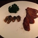 銀座 煙事 - 牡蠣と鴨の燻製