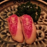 銀座 煙事 - 仙台牛の握り