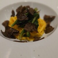 Ristorante Ecru - 縮みほうれん草のタヤリン＋トリュフ