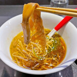 Japanese Soba Noodles 蔦 - とても大きな穂先メンマ