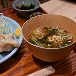 dancyu食堂 - 【焼売定食＠税込1,280円】味噌汁