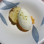 Ris. - ババと熊野産せとか、ココナッツミルクのジェラート