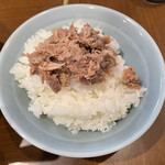 横浜家系らーめん 五十三家 - 肉味噌をライスに乗せても美味しい！！