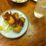 富士屋本店 - ハムカツ（200円）