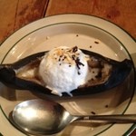 Bistro ひつじや - 焼きバナナ&アイス