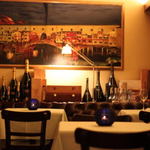 バール・アンド・エノテカ・インプリチト - B1階が「オステリア　スプレンディド」の ダイニングとなっております