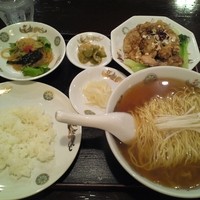 味の中華 羽衣 銀座本店 - Cランチ、ライス少なめ(^^)