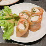 とり焼き 鶏料理 かしわ - 揚げ春巻き