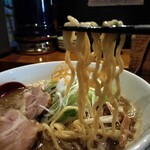 麺処 蓮海 - 麺アップ