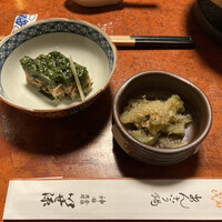 いせ源 - お通しと煮こごり