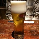 炙屋十兵衛 - 生ビール