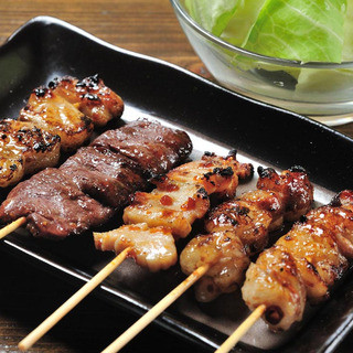 Grilled skewer also uses only Wagyu offal! The alcohol goes perfectly!