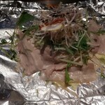 Okonomiyaki Imari - 蒸し豚野菜