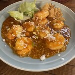 糸仙 - 小海老のチリソース