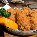 鹿酔庵 - 揚げたて熱々カキフライ