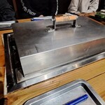 鹿酔庵 - 蓋をのせて蒸し焼き中!!