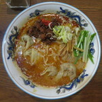 松波ラーメン店 - ワンタン坦々麺