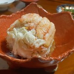 あかぎ - 毛ガニを一杯つかったサラダ3,900円