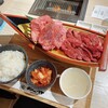 タレ焼肉、塩ホルモン。まるきん食堂