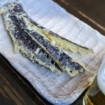 讃岐饂飩 恩家 - ナス天☆揚げ上がり毎に出てくるに驚きを隠せない