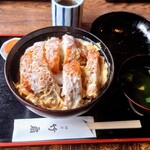 竹扇 - ロースカツ丼