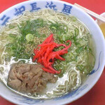 元祖長浜屋 - ラーメン400円