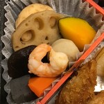 旅弁当 駅弁にぎわい - 左上アップ