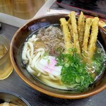 資さんうどん - 肉ごぼ天うどん　¥760