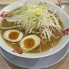 おおぎやラーメン - みそラーメン＋煮玉子＋白ネギ