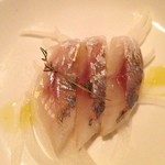 BEBE - 新メニュー、真鯵のマリネ