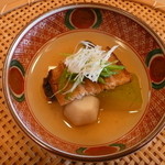 祇園 櫻川 - 炊き合わせ　穴子・小芋・冬瓜