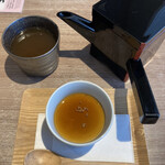 dining SAKURA - そば茶プリン　そば湯