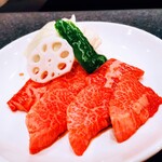 Hiro - 限定5食 黒毛和牛 フランク定食 のお肉