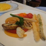 レストラン カスケード - 野菜カレーの野菜たち☆＼(^-^)／♡