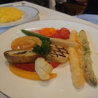 レストラン カスケード - 野菜カレーの野菜たち☆＼(^-^)／♡