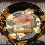 季節料理　なかしま - お造り（アジ、サヨリ）